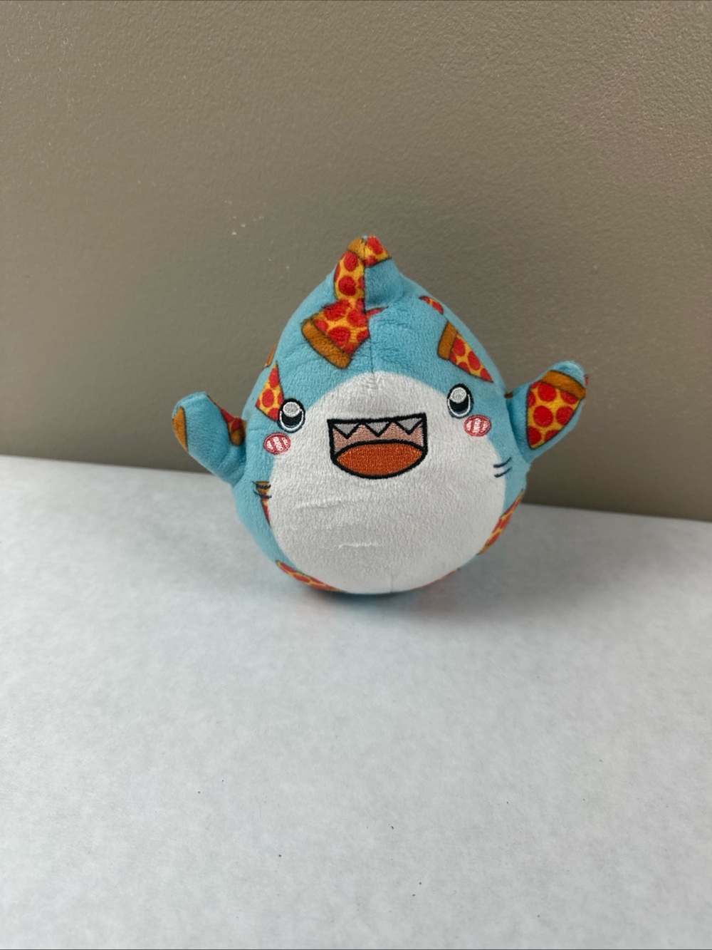 Pizza Party Shark- Lanky Box Mini Plush- 5”